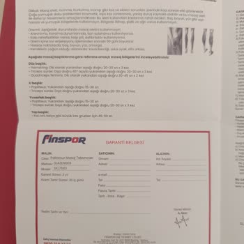 Garanti Kapsamında Reddedilen Masaj Aleti Arızası