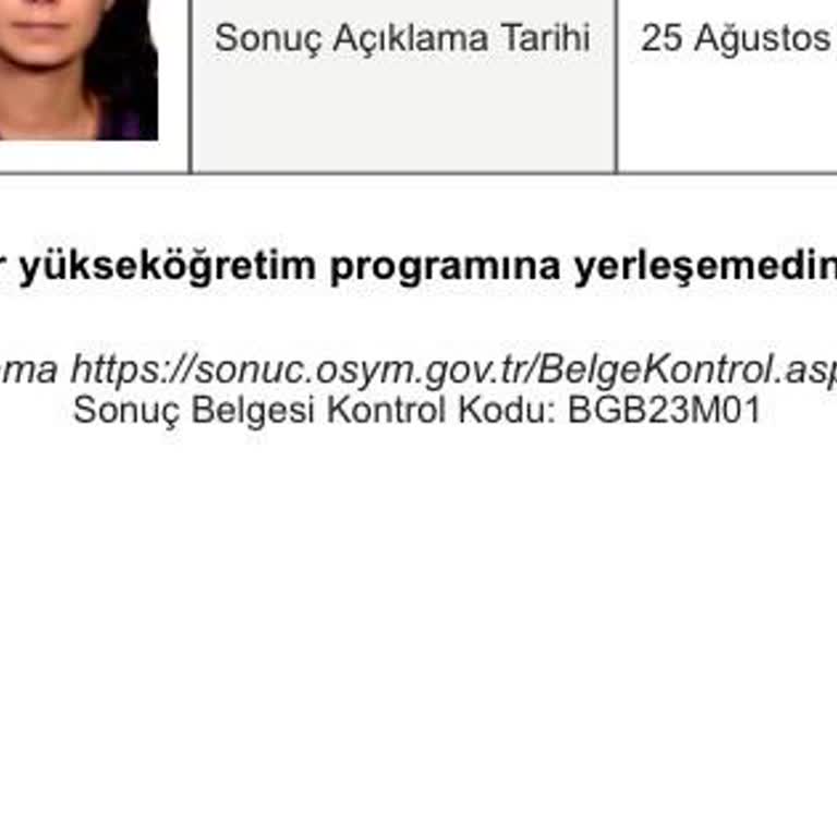 Sıralama Koşullarına Uygun Tercihlerime Rağmen Yerleşemedim