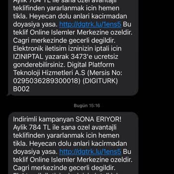Kampanya Linki Açılmıyor, Müşteri Hizmetlerinden Çözüm Alınamıyor