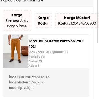 Yanlış Ürün Gönderimi Ve Yetersiz İletişim Deneyimi