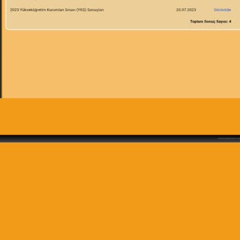 YKS Tercih Sonuçlarım Görüntülenemiyor, Mağduriyetimin Giderilmesini İstiyorum