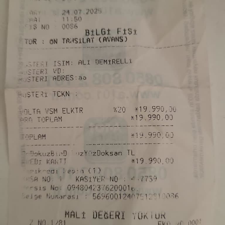 Teslim Edilmeyen Ürün Ve İade Sorunu: A101 Müşteri Hizmetleri Cevapsız