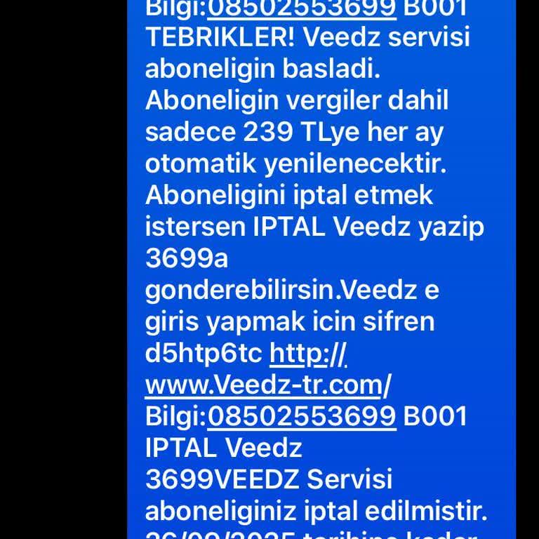 Yanlışlıkla Başlayan Abonelik Ve Yetersiz Destek Sonrası Haksız Fatura Kesintisi