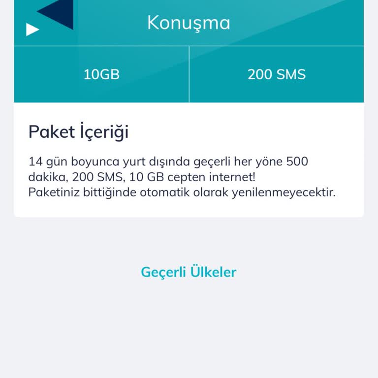 Yurt Dışı İnternet Paketi Çekmedi, Hizmetten Faydalanamadım