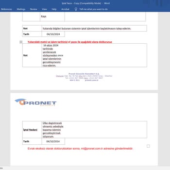 Pronet Abonelik İptali Ve Haksız Fatura Mağduriyeti