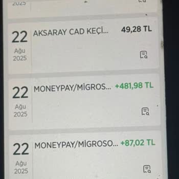 Migros MoneyPay İade Tutarı Eksik Yatırıldı, Sorunum Çözülmüyor