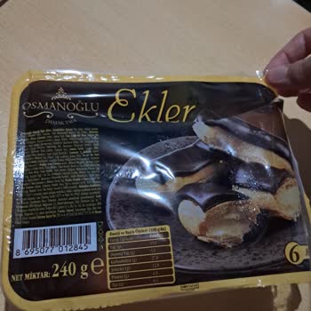 Ekler Tatlısında Kremasız Ürün Şoku