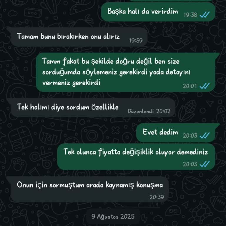 Yanlış Bilgilendirme Ve Fazla Ücret Alımı Nedeniyle Mağduriyet