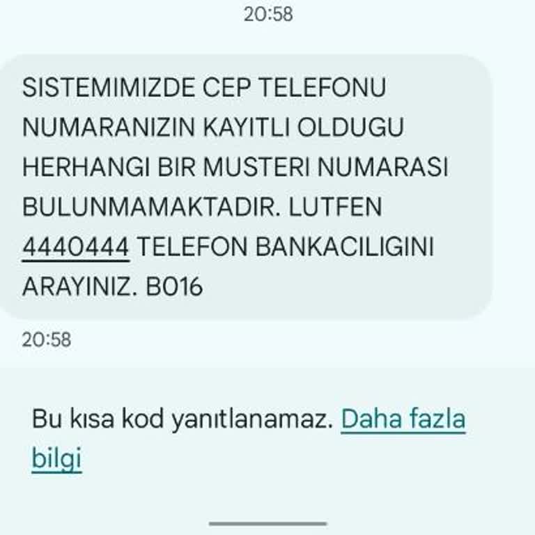Kartım Elimde Ama Şifre Alamıyorum Müşteri Hizmetlerine De Ulaşamıyorum