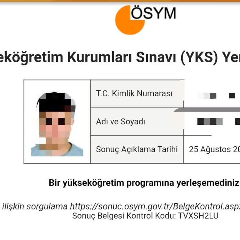 ÖSYM Yerleştirme Sonuçlarında Mağduriyet Ve Sistem Erişim Sorunu Yaşadım