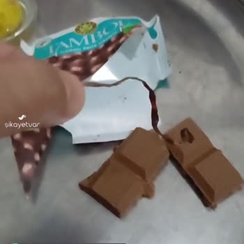 Tambol Çikolatadan Naylon İp Çıktı!