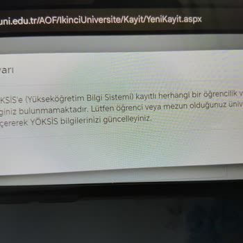 Yükseköğretim Kurulu | Yok Bilgilerimin Güncellenmesi