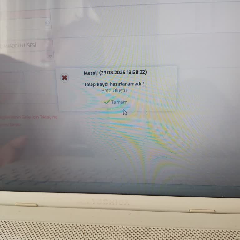 Kırtasiye Yardımı Başvurusu Sürekli Hata Veriyor, Sorun Çözülmüyor