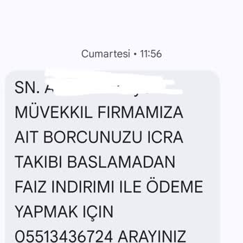 Borcum Olmadığı Halde İcra Tehdidiyle Mesaj Ve Arama Aldım