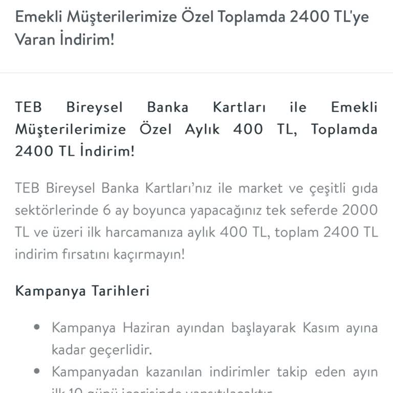 Market Kampanyası Bakiyem Hesabıma Aktarılmadı