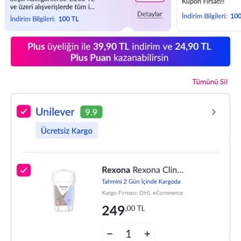 Plus Üyeliğe Rağmen İndirimli Fiyat Uygulanmadı