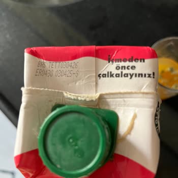 Aldığım Meyve Suyunun İçinden Çıkan Yabancı Maddeyle Yaşadığım Hayal Kırıklığı