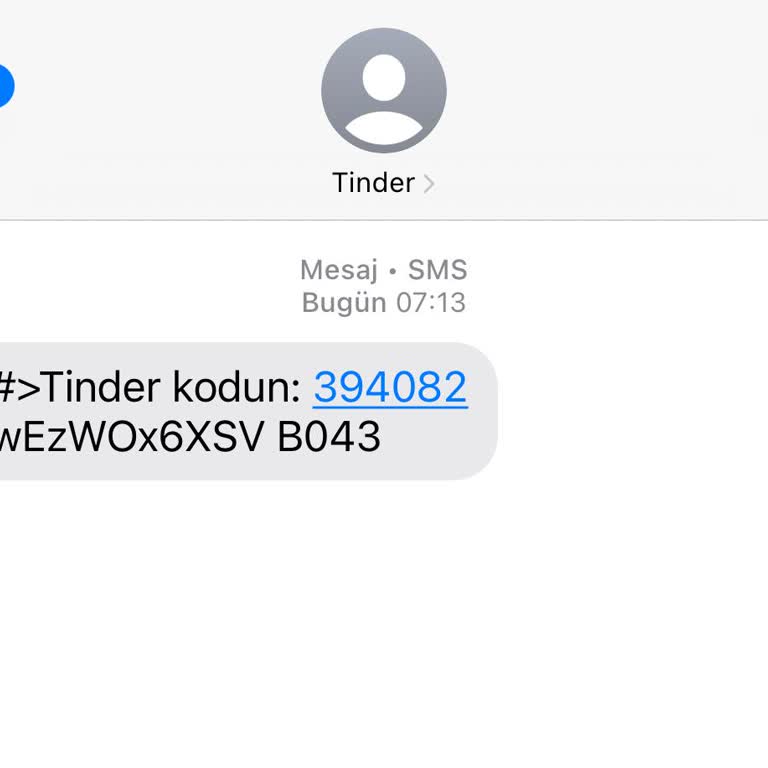 İzinsiz Tinder Doğrulama Kodu Nedeniyle Güvenlik Endişesi