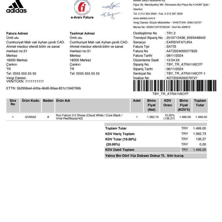 Adidas Run Falcon 2.0 Ayakkabıda Taban Açılması Ve Malzeme Sorunu