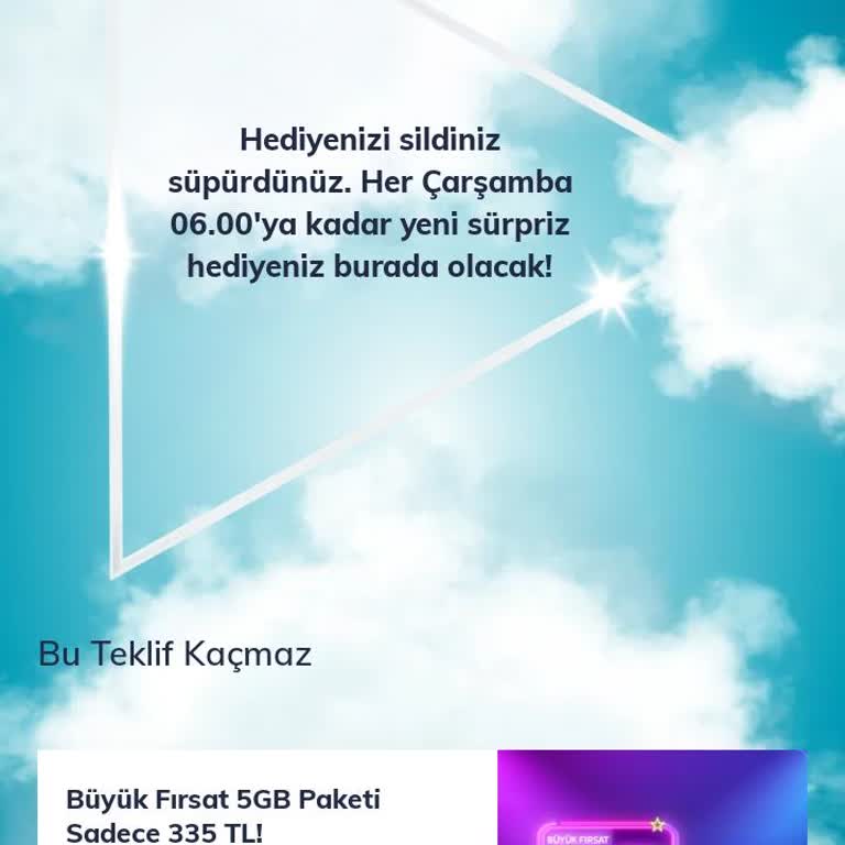 Sil Süpür Uygulamasında Hediye Alamama Sorunu Tekrarlandı