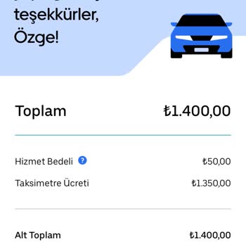 Kısa Mesafe Uber Yolculuğunda İki Kat Fazla Ücret Çekildi Destekten Yanıt Yok