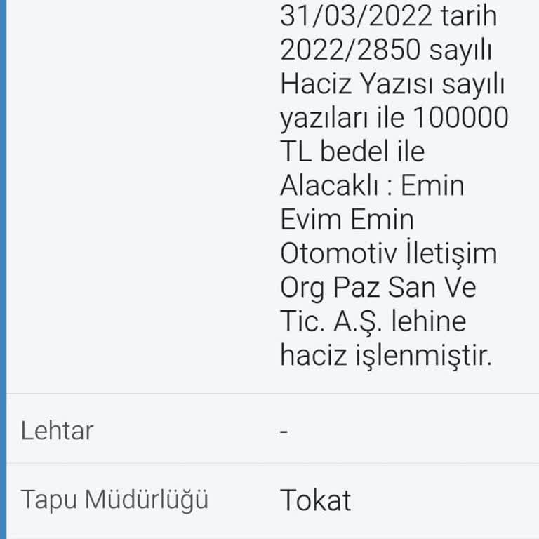 Borcu Kapatmama Rağmen Tapudaki Haciz Kaldırılmadı