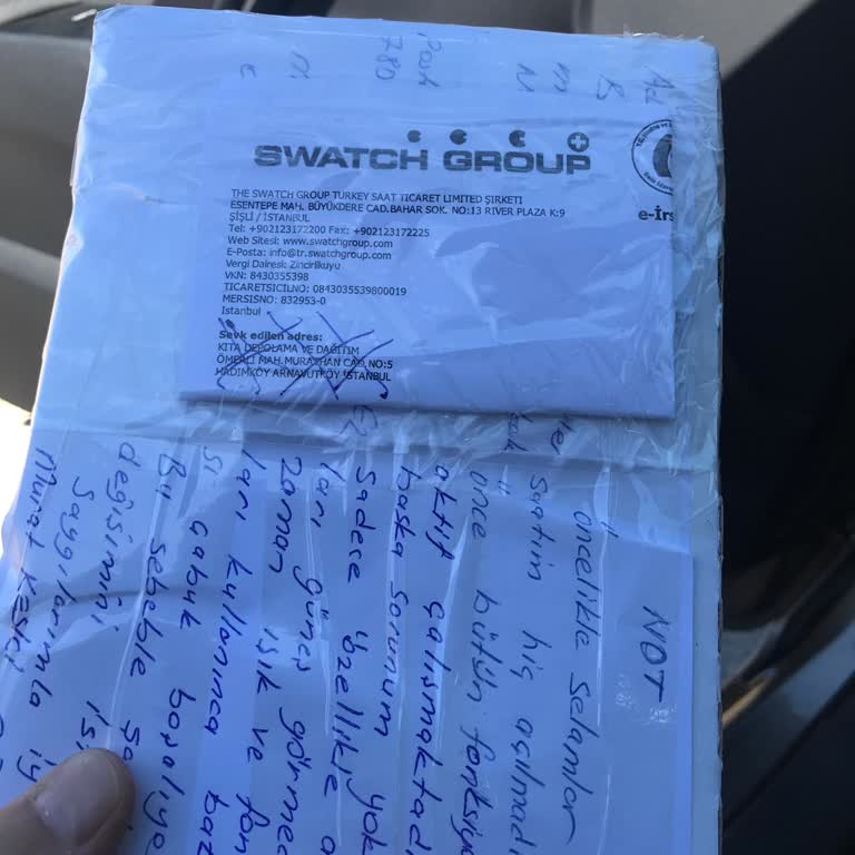 Tissot Saat Gönderiminde Yanlış Kargo Bilgisi Ve Yetersiz Müşteri Hizmeti