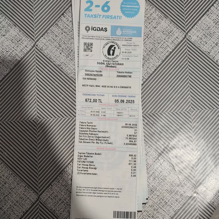 Evde Kimse Yokken Yanlış Doğalgaz Sayacı Okuması Ve Hatalı Fatura Endişesi