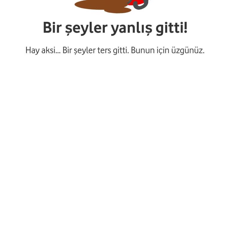 Vodafone Yanımda Hediye Çarkı Sürekli Hata Veriyor, Çözüm Sunulmuyor!