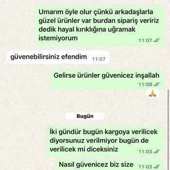 Siparişten Sonra Ürünler Gelmedi Firma İletişime Geçmiyor