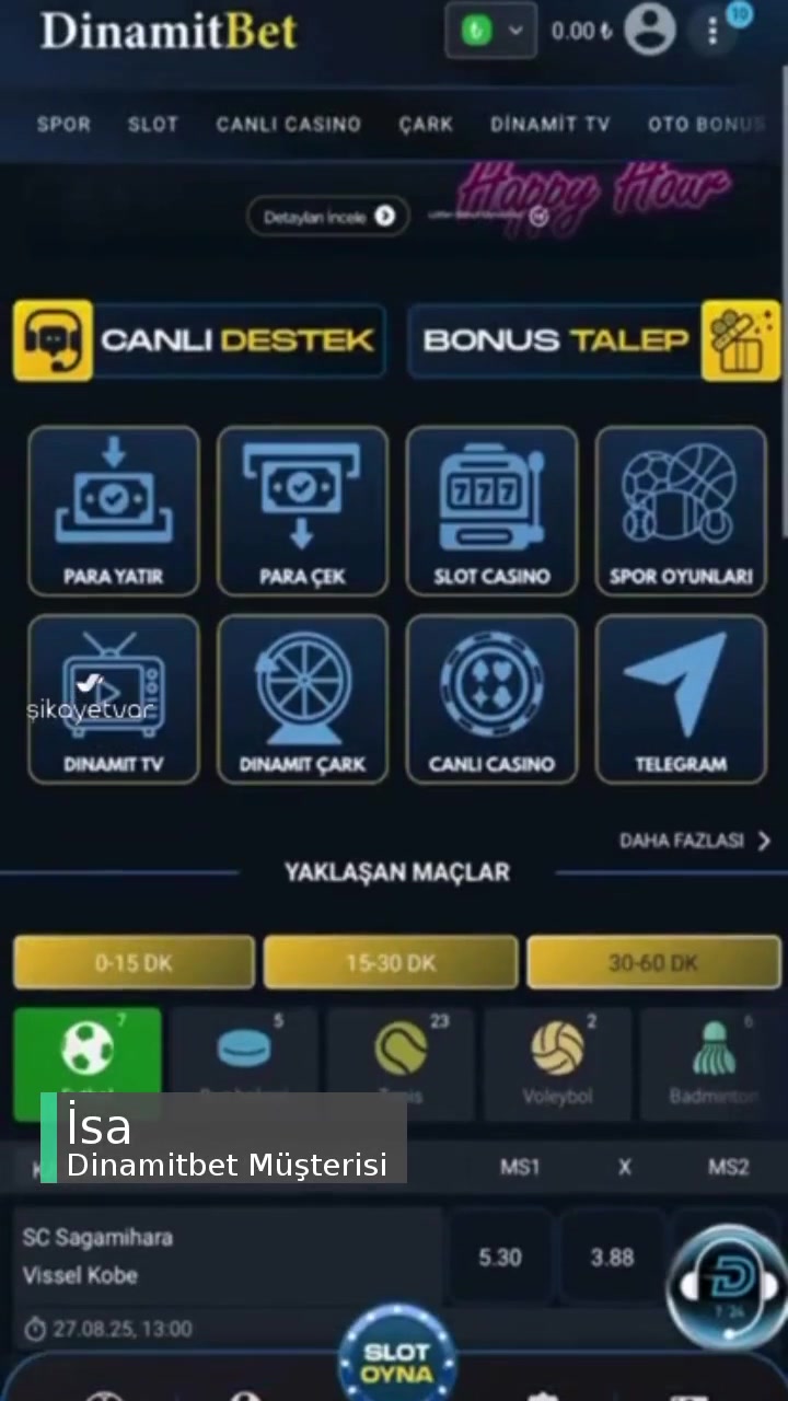 Dinamitbet 200 TL Yatırdım Para Hesaba Geçmedi! videonun kapak resmi