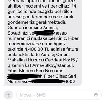 Millenicom Modem İadesi Ve Kargo Ücreti Hakkında Sözleşmeye Aykırı Uygulama