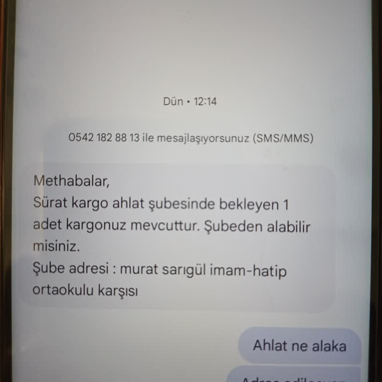 Kargom Adresime Teslim Edilmiyor, Şube İletişimi Sağlanamıyor