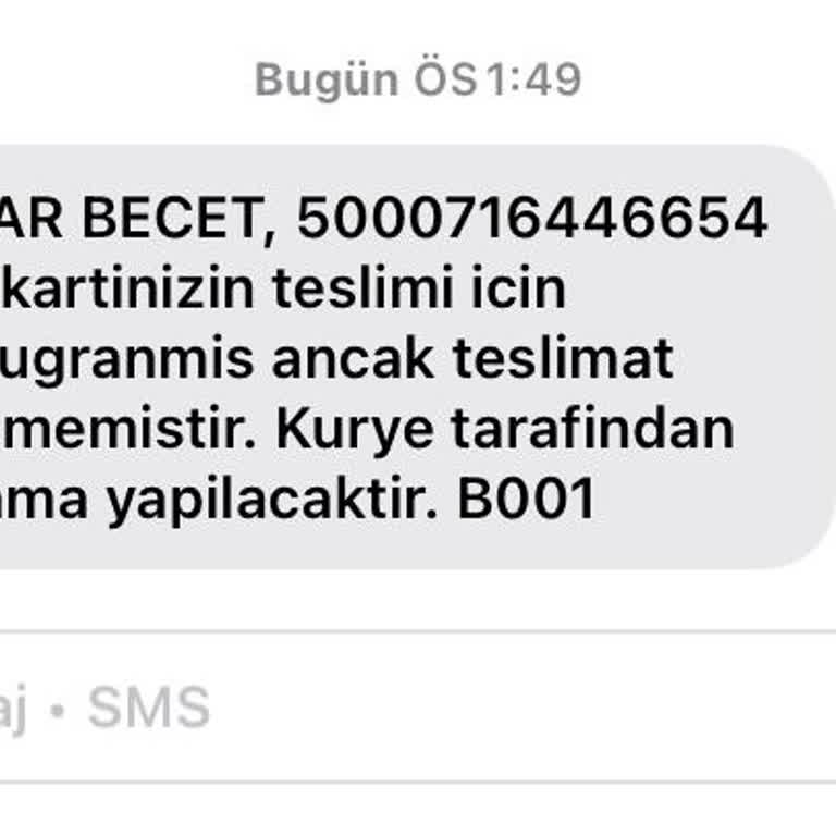 Kartım Teslim Edilmedi, Mağdur Edildim