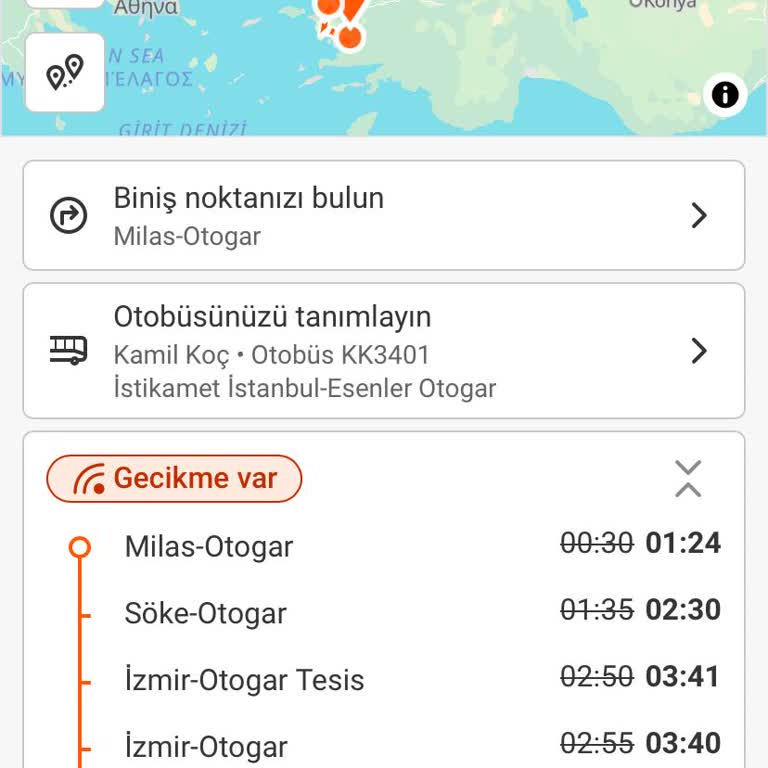 Kamil Koç Otobüs Gecikmesi Ve Bilgilendirme Eksikliği Nedeniyle İşimin İlk Gününe Geç Kaldım