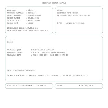 Başvuru Ücretim Sisteme Yansımadı Ve Müşteri Hizmetlerine Ulaşamıyorum