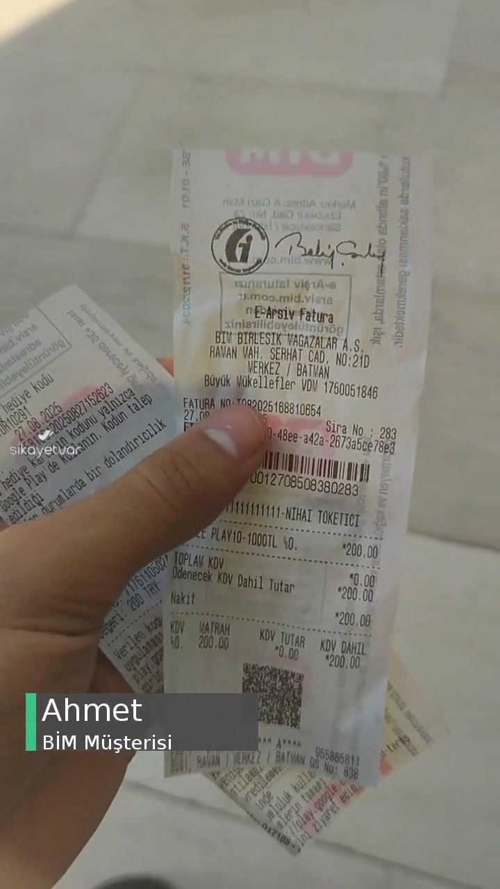 BİM Mağdur Kaldım Personel Hiç Yardımcı Olmuyor! videonun kapak resmi