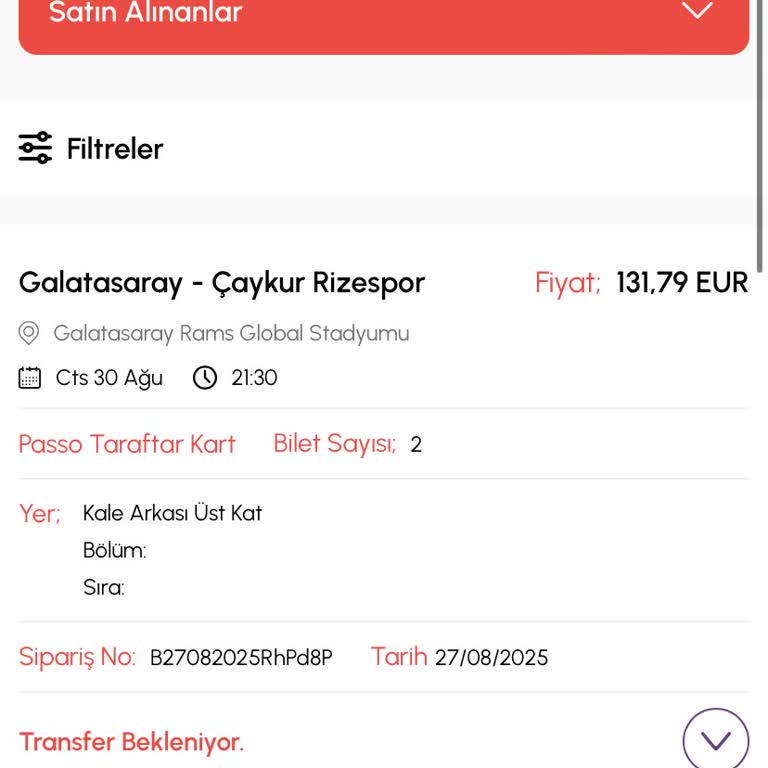 Satın Aldığım Dijital Bilet Sisteme Yüklenmedi, İade Veya Çözüm Bekliyorum