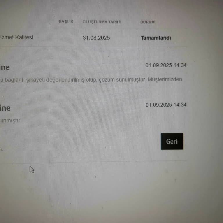 Genel Arıza Bahanesiyle Çözülemeyen İnternet Bağlantı Sorunu