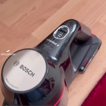 Bosch Dik Süpürge Başlık Bozulma Problemi!