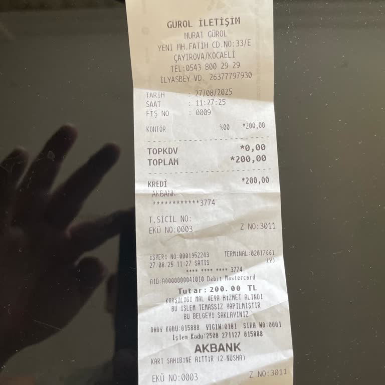 Turkcell Bayisinde Haksız 200 TL Sim Kart Ücreti İade Edilmiyor Mağdur Edildim