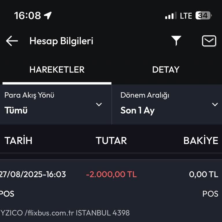 Kamil Koç’tan Alınan Biletin Oluşmaması ve Para İadesi Sorunu