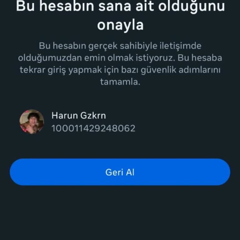Çalınan Facebook Hesabım İçin Destek Alamıyorum