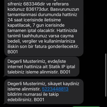 Statik IP İşlemi Sonrası İnternet Kesintisi Ve Haksız Faturalandırma