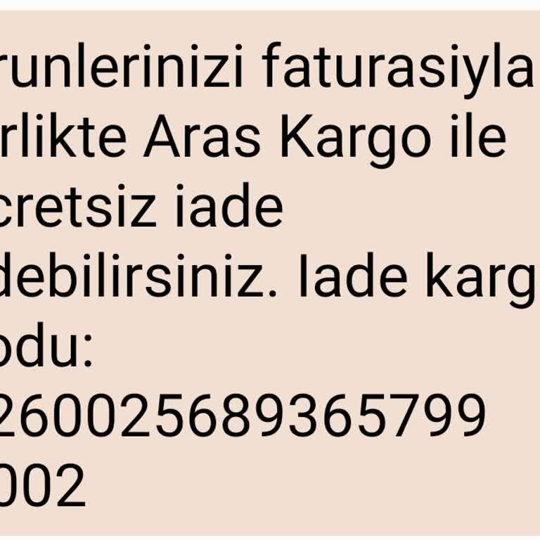 Aras Kargo Personelinin Saygısız Davranışı ve Bilgilendirme Eksikliği