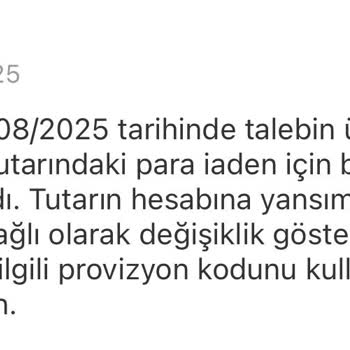 Dolap İade İşleminde 450 TL Eksik Ödeme Sorunu
