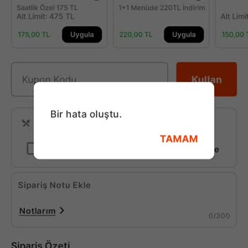 Migros Yemek'te Kupon Kullanılamıyor, Müşteri Hizmetlerinden Dönüş Yok