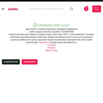 Sipariş Verdiğim Fırın Adresime Teslim Edilmiyor Mağdur Oldum