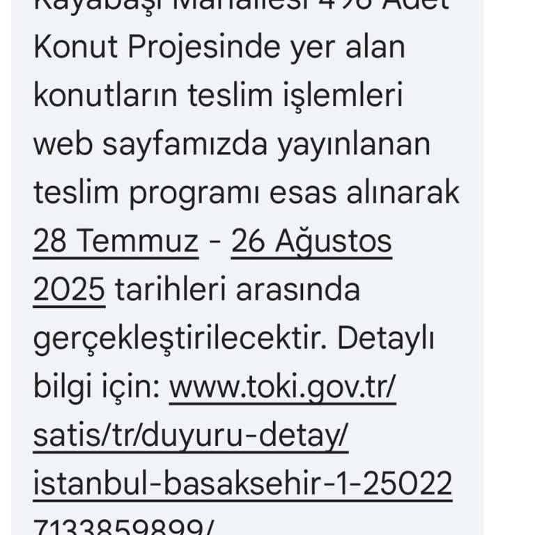 TOKİ Kayabaşı 496 Konutları'nda Teslim Edilen Dairelerde Elektrik, Su Ve Doğalgaz Bağlantısı Sorunu