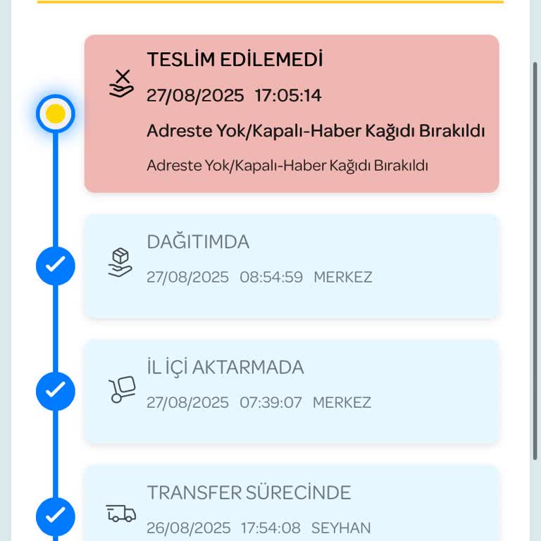 Evdeyken Kargom Teslim Edilmedi, Mağdur Edildim